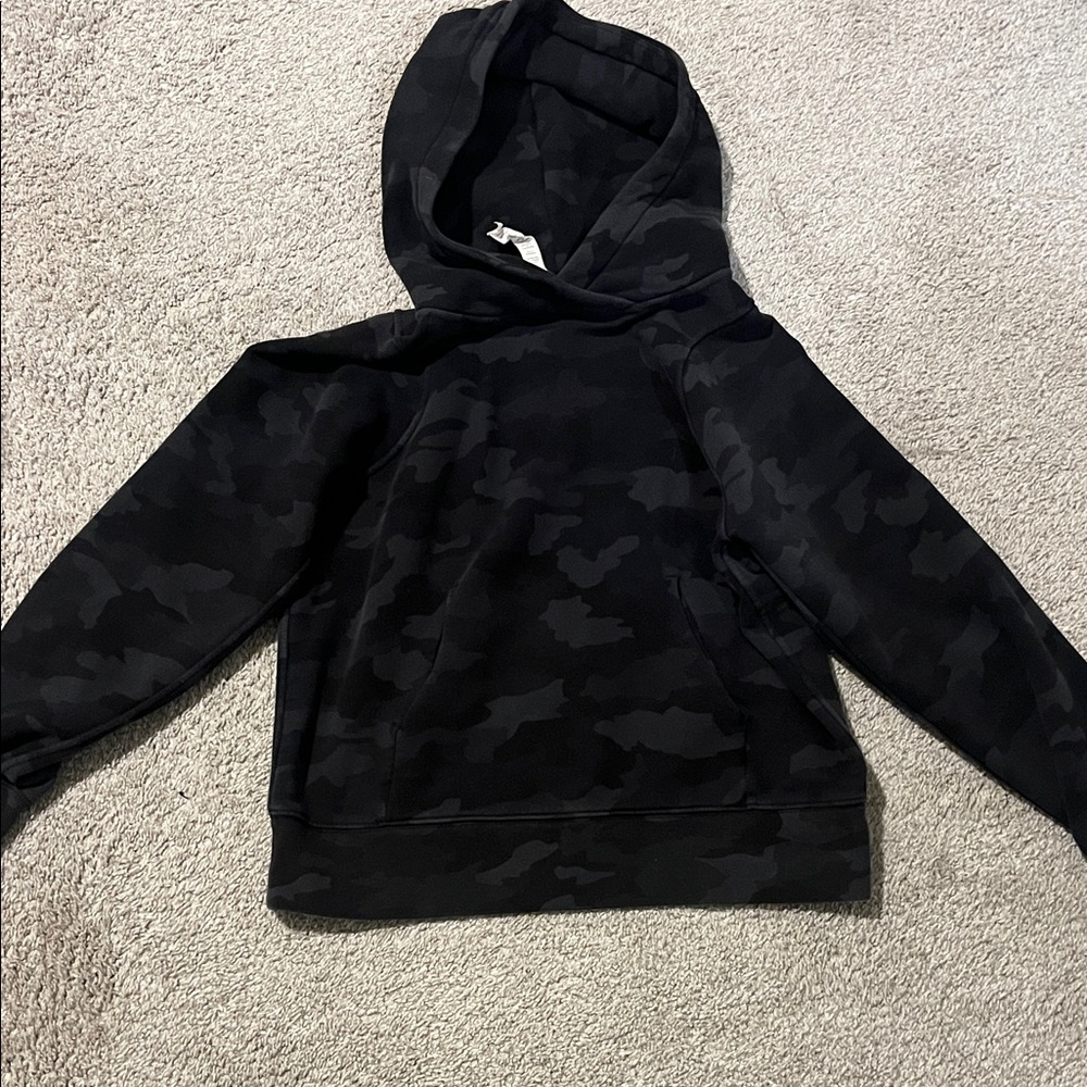 Lululemon Athletica Black Camouflage Hoodie